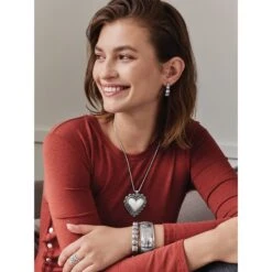 Sonora Bold Heart Necklace -Brighton sonora bold heart necklace silver 3 463bc68b 41f7 4897 a5e3 b5b2aa91bbd1