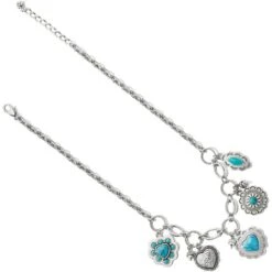 Southwest Dream Spirit Charm Necklace -Brighton southwest dream spirit charm necklace silver turquoise 2 79bcb5e6 1d4f 4cce 97f9 f823fa0f2f2b