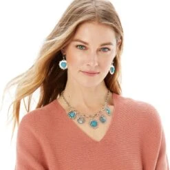 Southwest Dream Spirit Charm Necklace -Brighton southwest dream spirit charm necklace silver turquoise 3 7c6c8214 892f 46ff bac5 ea7d5c3afa7f