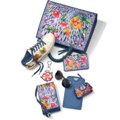 Trellis Blooms Phone Organizer -Brighton trellis blooms phone organizer multi 4