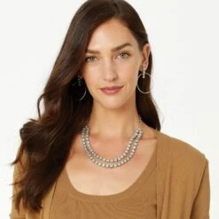 Twinkle Double Link Necklace -Brighton twinkle double link necklace silver 3 ef2a4137 7b04 4517 9fe9 1a81dd5350b6