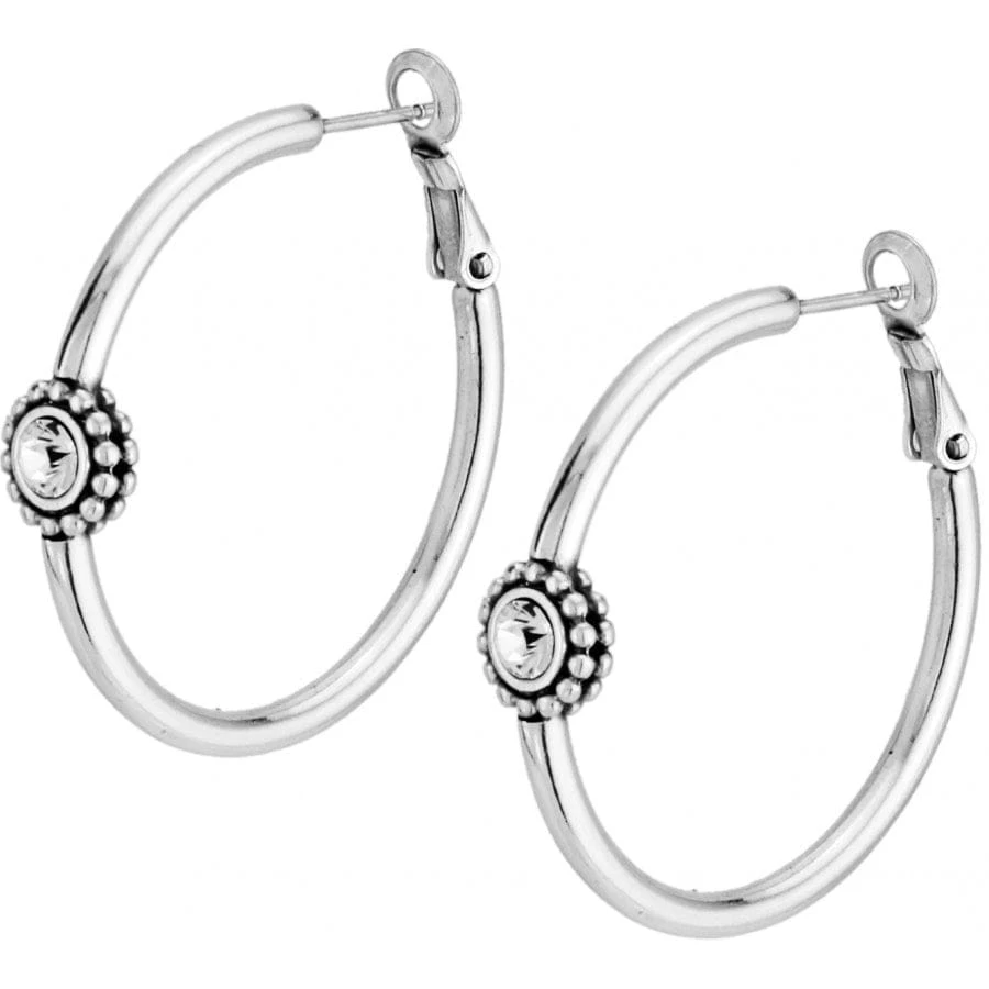 Twinkle Medium Hoop Post Earrings 3 Twinkle Medium Hoop Post Earrings - Image 3