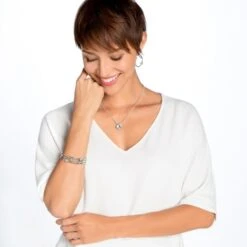 Twinkle Medium Hoop Post Earrings 7 Twinkle Medium Hoop Post Earrings -Brighton twinkle medium hoop post earrings silver 3 0022e3a3 c708 40a9 b056 d0229ed839ac