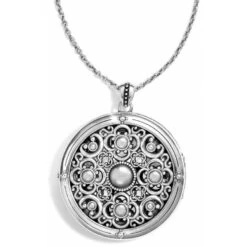 Vita Long Locket Necklace -Brighton vita long locket necklace silver 2 db35a7a0 4c12 4dbc bc9a 97e0c058da25