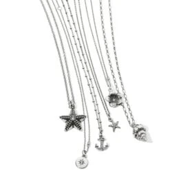 Voyage Mini Anchor Necklace -Brighton voyage mini anchor necklace silver 2
