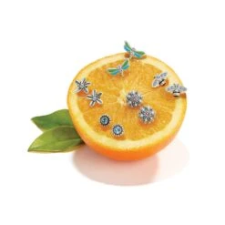 Wild Flowers Post Earrings -Brighton wild flowers post earrings silver 2