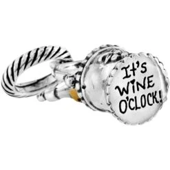 Wine O' Clock Charm -Brighton wine o clock charm silver gold 3 409badbc 43c1 482d 9767 62fd820c183f